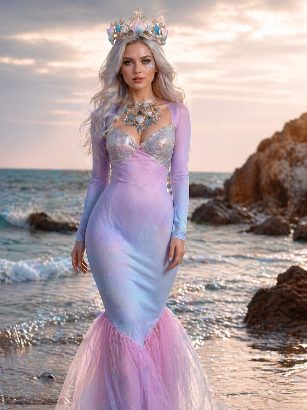 Adult Mermaid Halloween Costume size XS-S